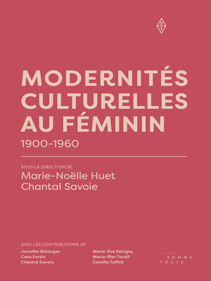 cover image of Modernités culturelles au féminin